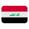 Flag: Iraq Emoji 🇮🇶 image - Tossface style