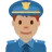 Man Police Officer: Medium Skin Tone