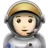 Astronaut: Light Skin Tone