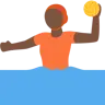 Person Playing Water Polo: Dark Skin Tone Emoji 🤽🏿 image - Twitter / X (Twemoji) style