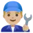 Man Mechanic: Medium-Light Skin Tone