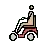 Person In Motorized Wheelchair: Medium-Light Skin Tone