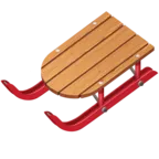 เลื่อน Emoji 🛷 image - Facebook Meta style