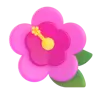 हिबिस्कुस Emoji 🌺 image - Microsoft 3D Fluent style
