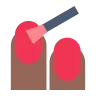 Nail Polish: Medium-Dark Skin Tone Emoji 💅🏾 image - Tossface style