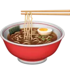 ชามนึ่ง Emoji 🍜 image - Facebook Meta style