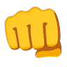 Emoji Fisted Hand Sign 👊 image - Google Noto Color Animated style