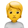 Emoji Persona accigliata 🙍 image - Apple style