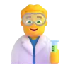 Man Scientist Emoji 👨‍🔬 image - Microsoft 3D Fluent style