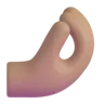 Pinched Fingers: Medium Skin Tone Emoji 🤌🏽 image - Microsoft 3D Fluent style