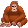 ลิงอุรังอุตัง Emoji 🦧 image - Apple style