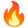 ไฟ Emoji 🔥 image - Google Noto Color style