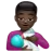 Man Feeding Baby: Dark Skin Tone