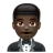 Man In Tuxedo: Dark Skin Tone
