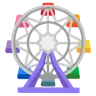 Ferris Wheel Emoji 🎡 image - Google Noto Color style