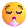 Face Exhaling Emoji 😮‍💨 image - Microsoft 3D Fluent style