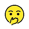 หน้าเบิกตากว้างและเอามือปิดปาก Emoji 🫢 image - OpenMoji style