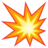 Kollisionssymbol Emoji 💥 image - Google Noto Color style