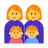 Family: Woman, Woman, Girl, Boy