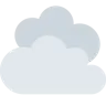 Cloud Emoji ☁ image - Twitter / X (Twemoji) style