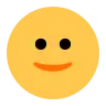 Emoji Ușoare față de față 🙂 image - Tossface style