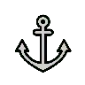 Emoji Ancoră ⚓ image - OpenMoji style