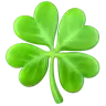 Emoji Quadrifoglio 🍀 image - Apple style
