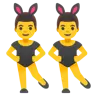Men With Bunny Ears Emoji 👯‍♂️ image - Google Noto Color style