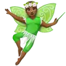 Man Fairy: Medium-Dark Skin Tone Emoji 🧚🏾‍♂️ image - WhatsApp style