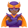 Supervillain: Medium-Dark Skin Tone Emoji 🦹🏾 image - Samsung style