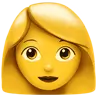 Эмодзи Женщина 👩 image - Apple style