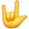 Je t'aime signe de la main Emoji 🤟 image - Samsung style