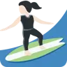 Woman Surfing: Light Skin Tone Emoji 🏄🏻‍♀️ image - Twitter / X (Twemoji) style