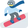 Snowboarder Emoji 🏂 image - Twitter / X (Twemoji) style