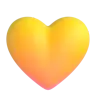 Yellow Heart Emoji 💛 image - Microsoft 3D Fluent style