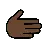 Rightwards Hand: Dark Skin Tone