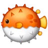 Emoji Blowfish 🐡 image - Samsung style