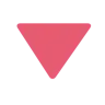 สามเหลี่ยมสีแดงชี้ลง Emoji 🔻 image - Twitter / X (Twemoji) style