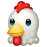 Emoji pollo 🐔 image - WhatsApp style