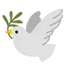 Colombe de la paix Emoji 🕊 image - Google Noto Color Animated style