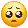 Visage avec des yeux suppliants Emoji 🥺 image - Samsung style