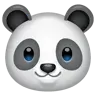 Panda-Gesicht Emoji 🐼 image - WhatsApp style