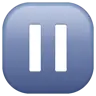 Pause Button Emoji ⏸ image - WhatsApp style