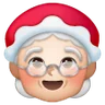 Mrs. Claus: Light Skin Tone Emoji 🤶🏻 image - Samsung style