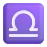 Libra Emoji ♎ image - Microsoft 3D Fluent style