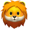 Emoji Lion Face 🦁 image - Apple style