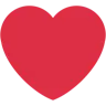 Red Heart Emoji ❤ image - Twitter / X (Twemoji) style