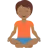 Person In Lotus Position: Medium-Dark Skin Tone