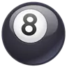 Bilardo Emoji 🎱 image - WhatsApp style