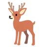 Emoji Cervo 🦌 image - Google Noto Color style